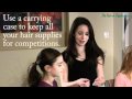 Hair Tutorial - Hair Bun and Ponytail Hairstyles for dance, ballet, pageant, skating,gymnastics - YouTube