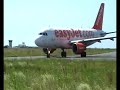 take off décollage a319 easy jet la rochelle to bristol