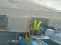 Ground handlers on Amsterdam Airport Schiphol