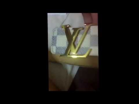 how to wear lv belt