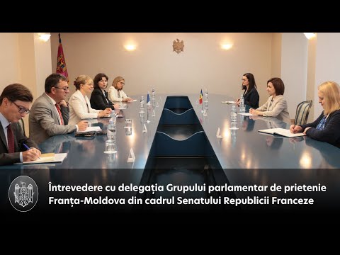 Head of State met with the delegation of the France-Republic of Moldova Parliamentary Friendship Group from the Senate of the French Republic