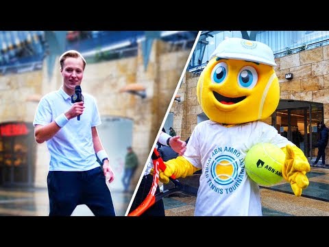 TENNIS CHALLENGES EN PRANKS BIJ HET ABN AMRO WTT 2019!