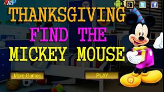 thanksgiving find the mickey mouse