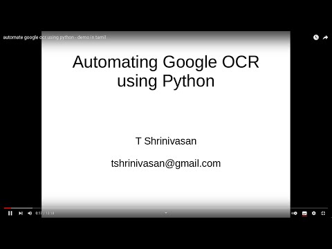 Automating Google OCR with Python | Going GNU
