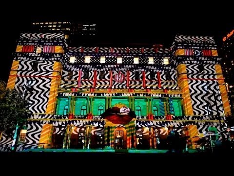 Annual - Vivid Sydney, the annual festival of light, music and ideas, kicks off as landmarks around city become part of show. Duration: 01:14.