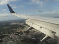 Continental Airlines Boeing 737-824 landing