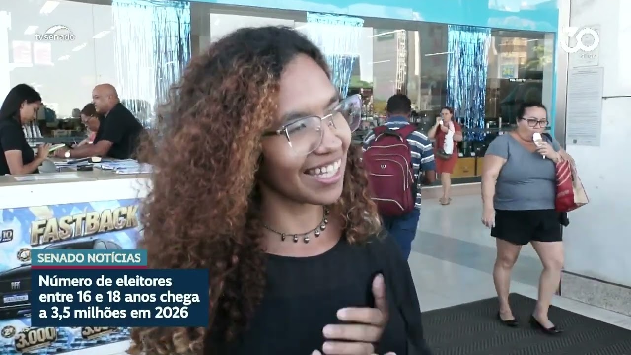 Eleições 2026: participação de jovens de 16 a 18 anos no eleitorado diminui