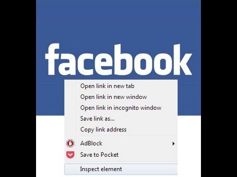 how to use inspect element to hack facebook password