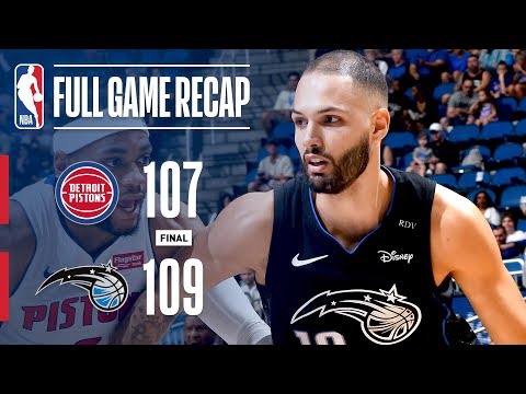 Video: Full Game Recap: Pistons vs Magic | Fournier Wins It At The Buzzer