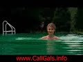 Hot Babe Swims Without A Suit - Video 01