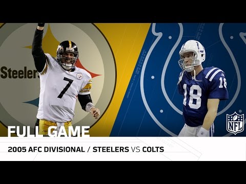 Video: Steelers vs. Colts: Big Ben Upsets Peyton Manning | 2005 AFC Divisional Playoffs (FULL GAME) | NFL