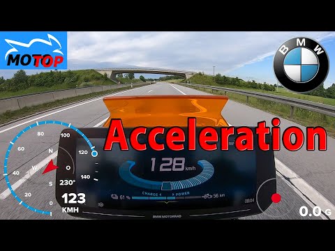 BMW CE 04 (2022) - ACCELERATION - GPS measured