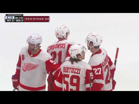 Video: Detroit Red Wings vs Boston Bruins | NHL | SEP-26-2018 | 19:00 EST