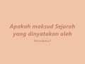 Belajar Sejarah utk Tingkatan 1