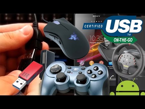 how to use usb on the go android