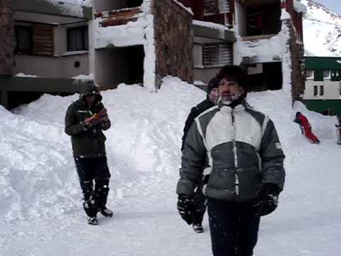 Saltando a la nieve