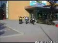 Stupid motorcyclist