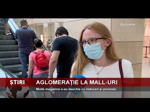 Aglomerație la mall