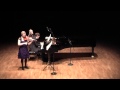 Duo Carr Quennerstedt - Brahms - Violin Sonata No.1 in G Op.78: 3rd mov. Allegro molto moderato