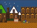 this is the ending of the game donald land which is a famicom video game developed and published by data east.this game was only released in japan on january 29, 1988.but the game is entirely in english and it is based on the mcdonald's characters. the reason that it's called 
