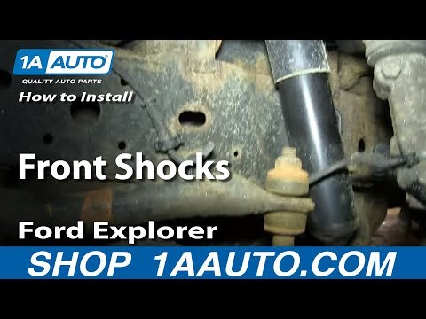 How To Install Repalce Front Shocks Ford Explorer and Sport Trac Mercury Mountaineer