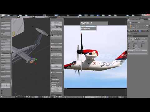 Blender Modeling Time lapse - BA609 Tilt Rotor