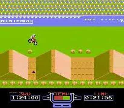 excite bike (NES) time attack