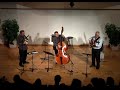 aaron miller faculty jazz bass recital. brent jensen sax, jamie findlay gtr, aaron miller bass. arr. findlay
