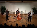 aaron miller faculty jazz bass recital. brent jensen sax, jamie findlay gtr, aaron miller bass. arr. findlay