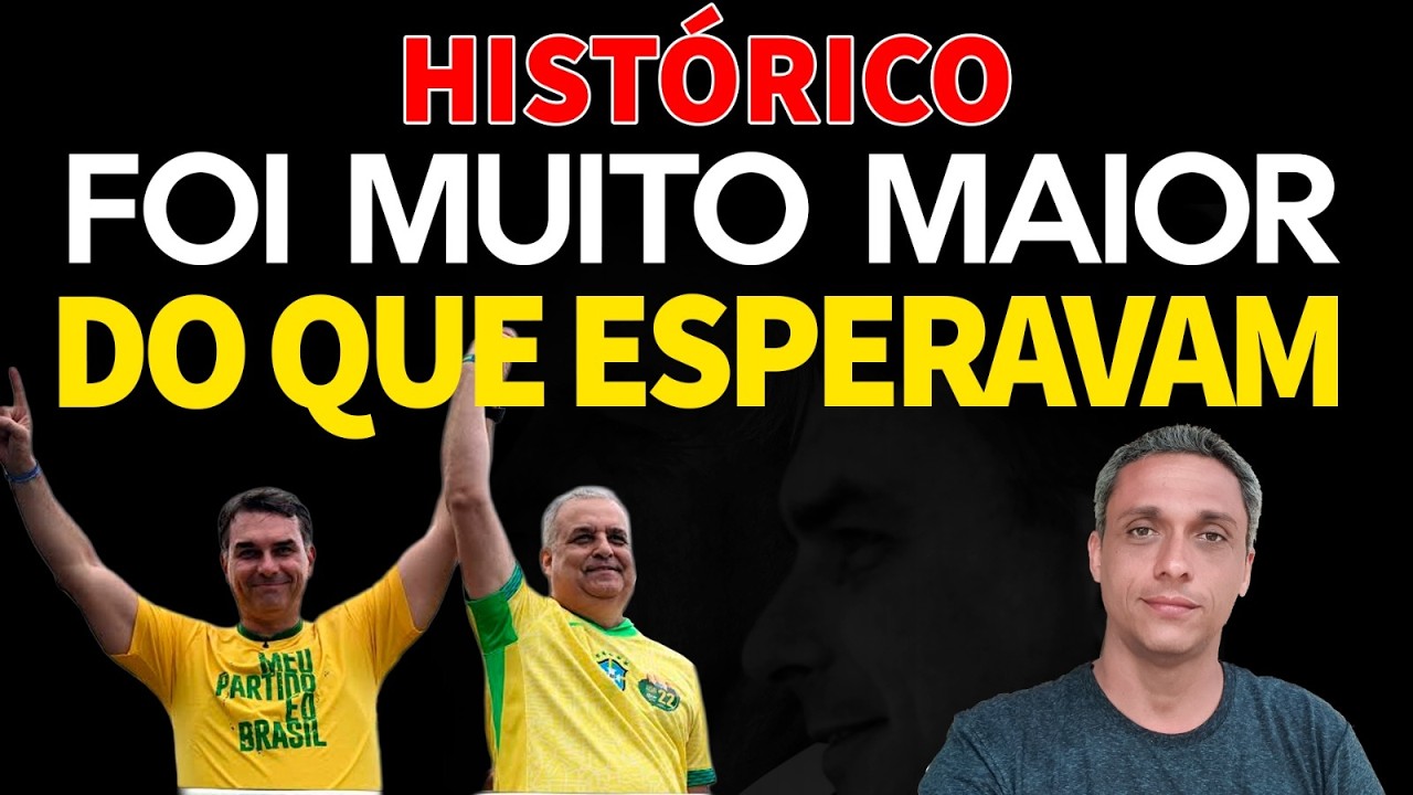 INCRÍVEL!! Flávio Bolsonaro faz HISTÓRIA em Copacabana hoje.