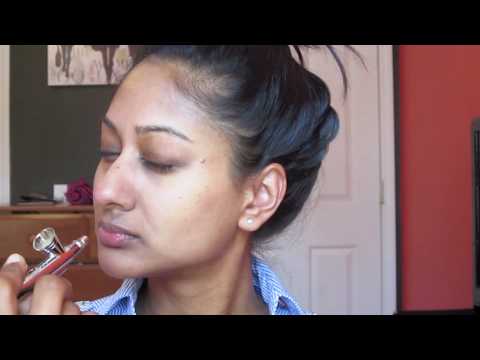 how to apply airbrush makeup