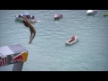 Typically English weather conditions with water from all sides and chilly temperatures turned out to suit Gary Hunt perfectly at the penultimate stop of the Red Bull Cliff Diving World Series 2010 in Sisikon, Switzerland. Taking the lead after round one, the 26-year-old prevailed against his competitors and took his fourth season victory in front of 3500 weatherproof spectators on Lake Lucerne this Saturday afternoon. The Brit is just one point away from winning the overall title at the final in Hilo, Hawaii, on September 12. redbullcliffdiving.com