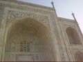 standing at the taj mahal