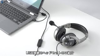 [USBヘッドセットの動画]