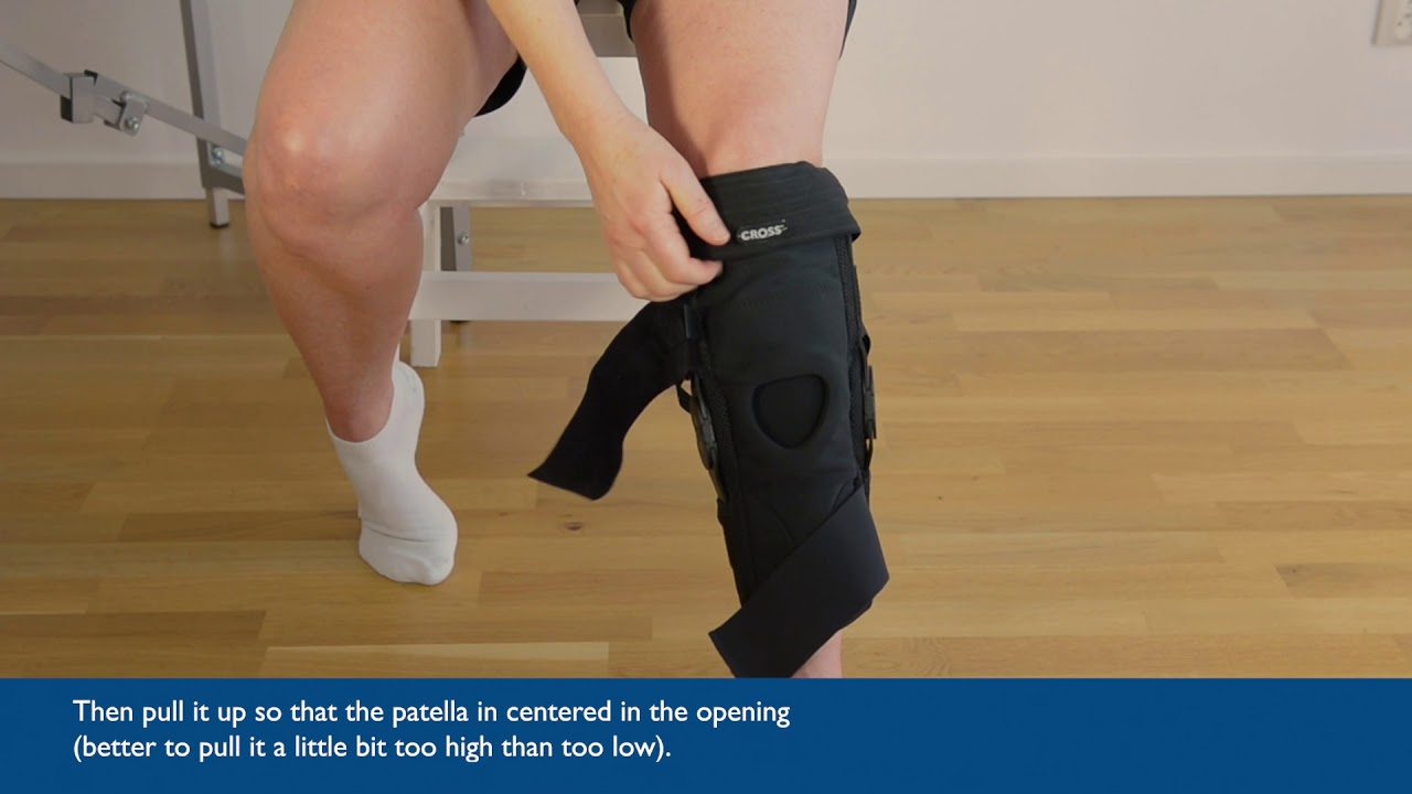 CROSS™ SemiRigid Knee Orthosis for Hyperextension Control Soft