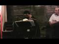 Paul Psarras singing an Amane at Parea Wine Bar SF