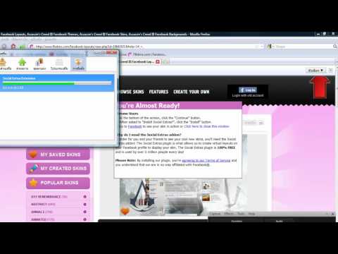 how to facebook skin