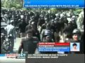 Protest for Mumtaz Qadri - Lahore - Report by Express 24/7
