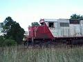 CP 185 auto train at Minnesota City with 7 units!