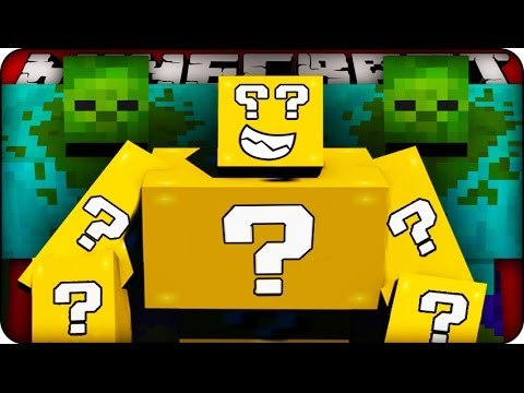 Minecraft - LUCKY BLOCK BOSS CHALLENGE #1 - MUTANT ZOMBIE! (Mutant Creatures / Lucky Block Mods)