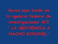 la caida de nacho koronel
