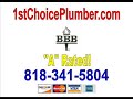 San Fernando Valley, Ca Plumber 818-341-5804