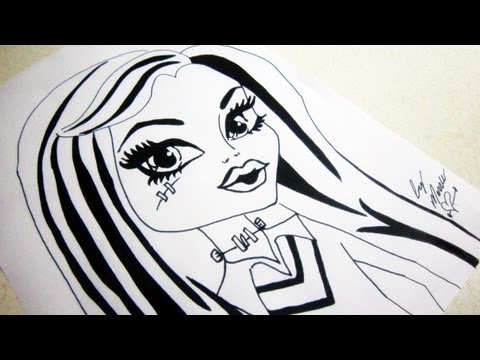 how to draw monster high