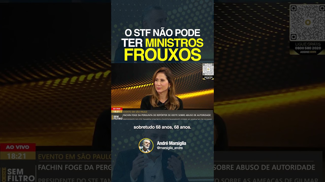 🚨 O STF NÃO PODE TER MINISTROS FROUXOS
