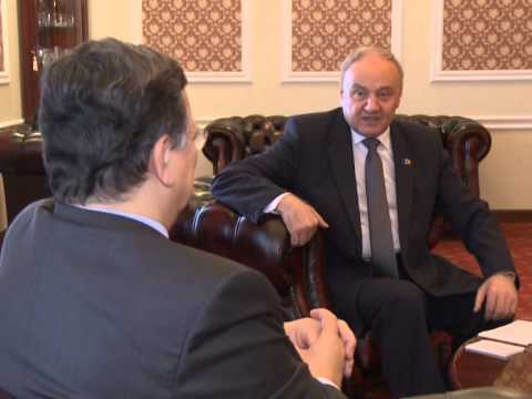 Президент Николае Тимофти встретился с председателем Европейской комиссии Жозе Мануэлем Баррозу