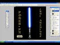 Making lightsabers in photoshop + tricks and tips