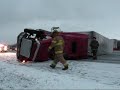 Rollover Semi Across All Lanes Of 80-94 At Ripley