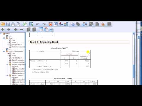 how to obtain odds ratio in spss