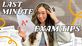 LAST MINUTE EXAM TIPS to SAVE YOUR GRADES (stop cr