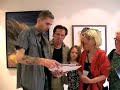 vi er p� utstilling. kunstneren lars �. hopland stiller ut litografier !